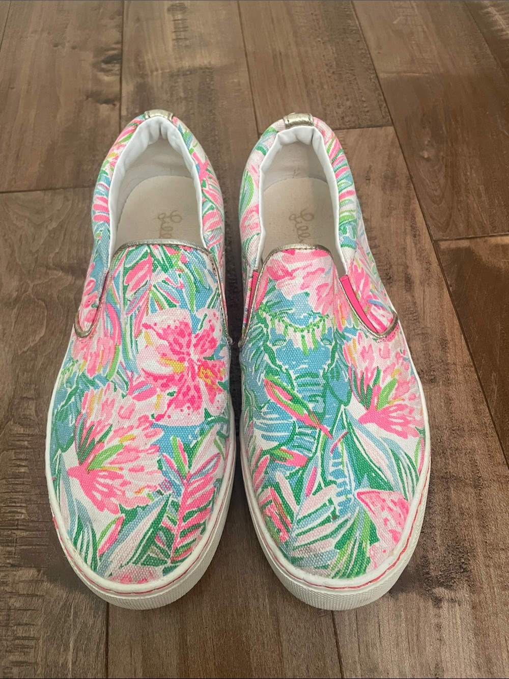 Lilly Pulitzer Slip On Canvas Sneakers